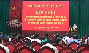 Nghị quyết 33-NQ/TW (khóa XI) nâng cao đời sống văn hóa, tinh thần của nhân dân Thủ đô